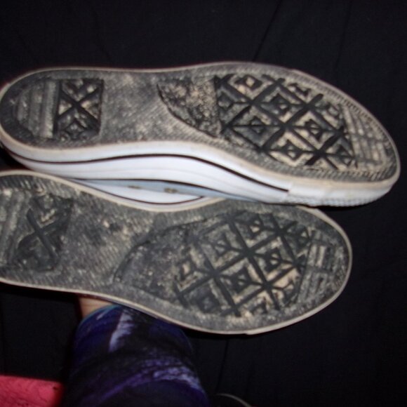 Converse womens 8 shoes shoe tennis blue chucks sneakers eight blue - Picture 3 of 4